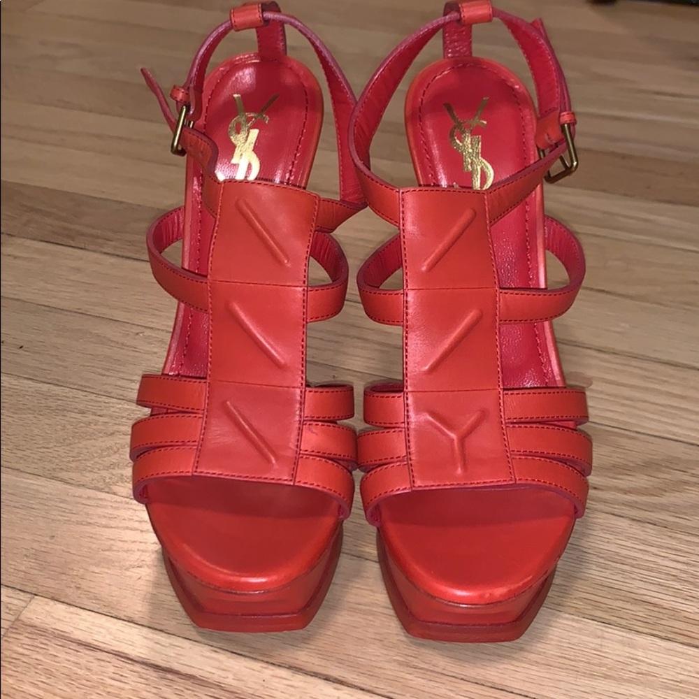 Authentic Yves Saint Laurent Tribute Sandals.